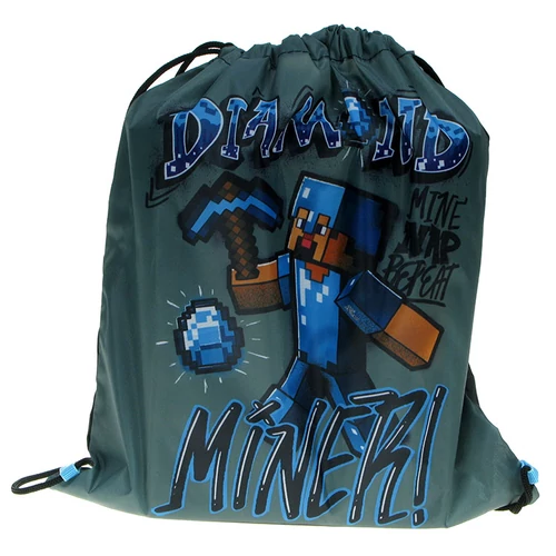 Minecraft tornazsák, sportzsák - Diamond Miner