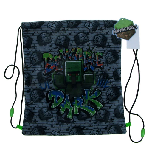Minecraft tornazsák, sportzsák - Beware Dark