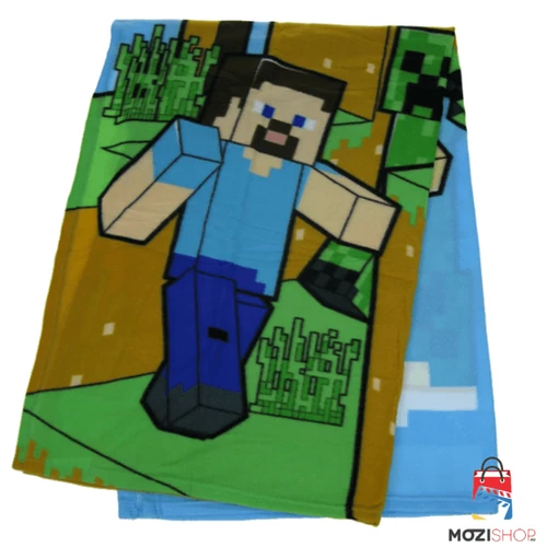 Minecraft polár takaró, ágytakaró - Team
