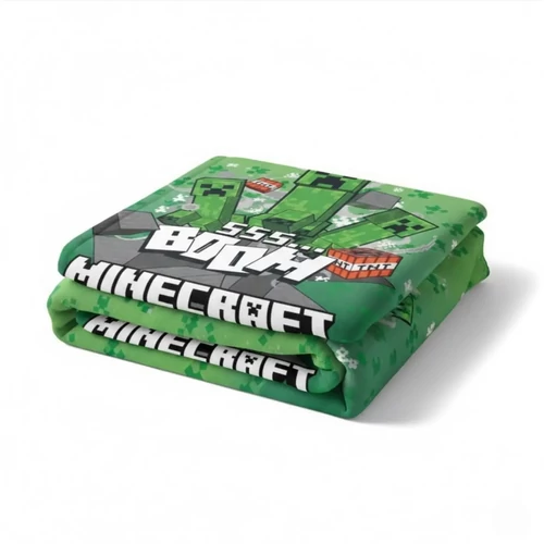 Minecraft polár takaró, ágytakaró 100x140cm - SSS Boom