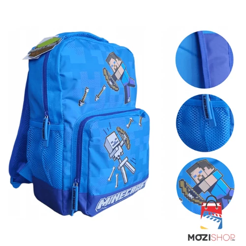 Minecraft iskolatáska, hátizsák - 35 cm - Blue