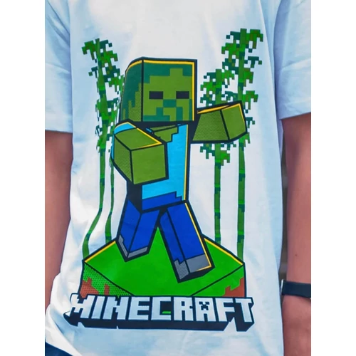 Minecraft gyerek póló - Minecraft - 140-es / 10 éves korig