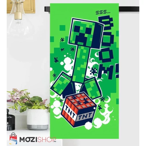 Minecraft törölköző, fürdőlepedő - TNT Boom