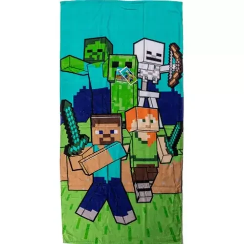 Minecraft törölköző, fürdőlepedő 70x140cm - Team