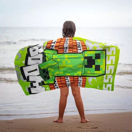 Minecraft törölköző, fürdőlepedő 70x140cm - Boom