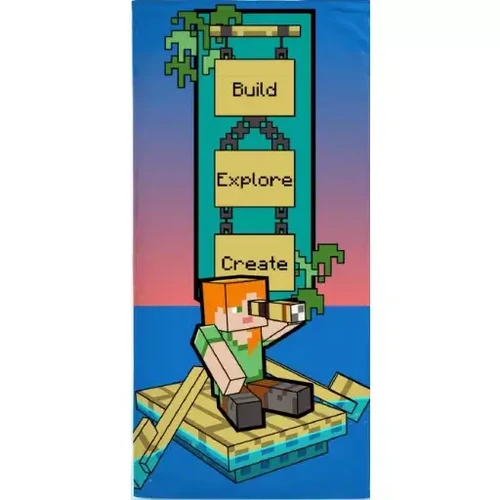 Minecraft törölköző, fürdőlepedő 70x140cm - Build