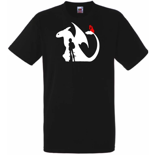 Fekete Így neveld a sárkányodat rövid ujjú gyerek póló