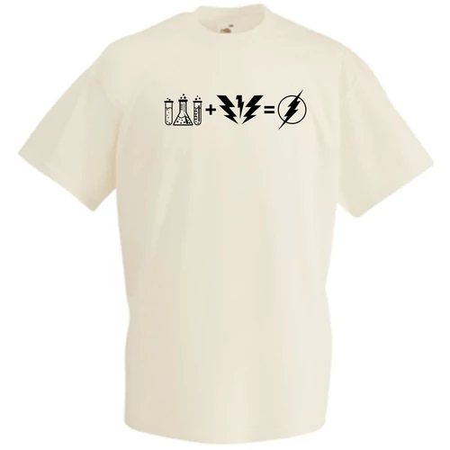 Natúr Agymenők - Bazinga Flash férfi rövid ujjú póló