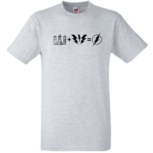 Szürke Agymenők - Bazinga Flash férfi rövid ujjú póló