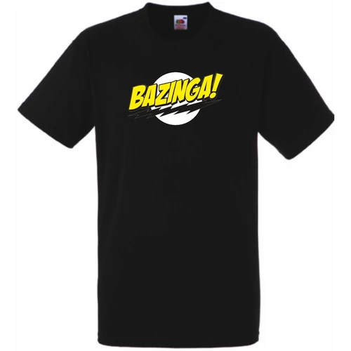 Fekete Agymenők - Bazinga Férfi rövid ujjú póló