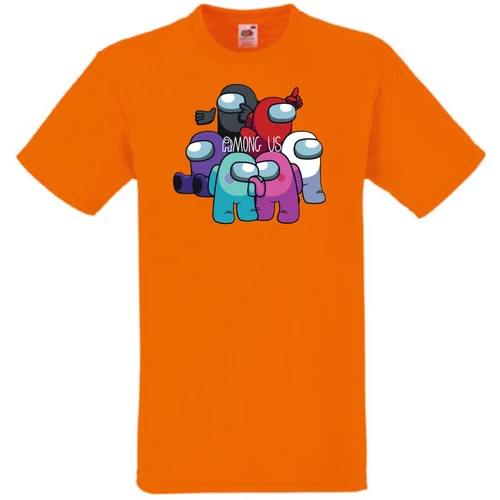 Narancs Among Us gyerek rövid ujjú póló - Gamer Fan 