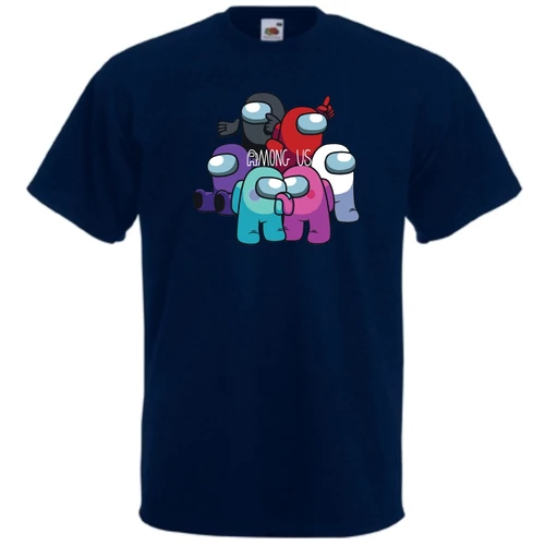 Sötétkék Among Us gyerek rövid ujjú póló - Gamer Fan