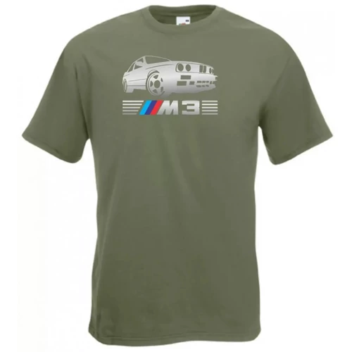 Oliva BMW férfi rövid ujjú póló - M3 Fan 