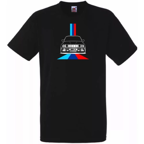 Fekete BMW férfi rövid ujjú póló - M3 Legend