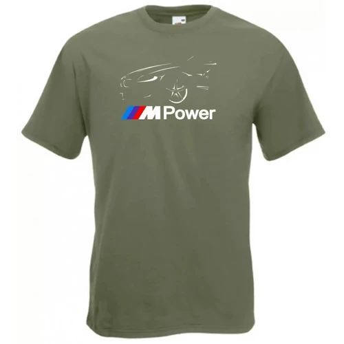 Oliva BMW férfi rövid ujjú póló - M Power minima
