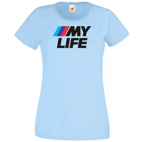 Világoskék BMW női rövid ujjú póló - My Life