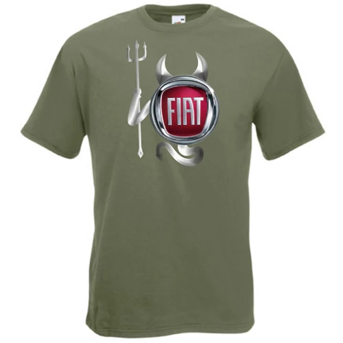 Olíva Fiat férfi rövid ujjú póló - Devil