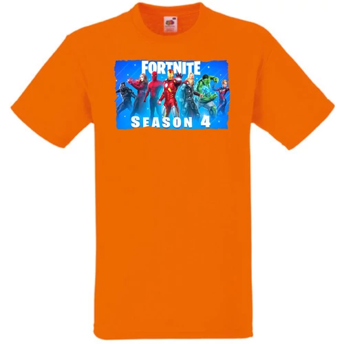Narancs Gamer Fan Heroes Nexus War gyerek rövid ujjú póló