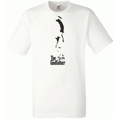 Fehér Keresztapa - Férfi rövid ujjú póló