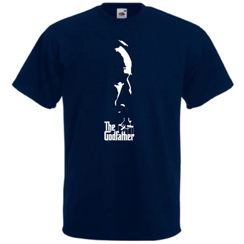 Sötétkék Keresztapa - Férfi rövid ujjú póló