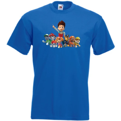 Királykék Mancs őrjárat gyerek rövid ujjú póló