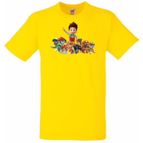 Sárga Mancs őrjárat gyerek rövid ujjú póló