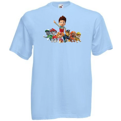 Világoskék Mancs őrjárat gyerek rövid ujjú póló