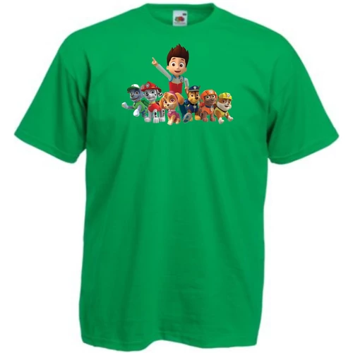 Zöld Mancs őrjárat gyerek rövid ujjú póló