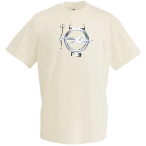 Natúr Opel férfi rövid ujjú póló - Devil