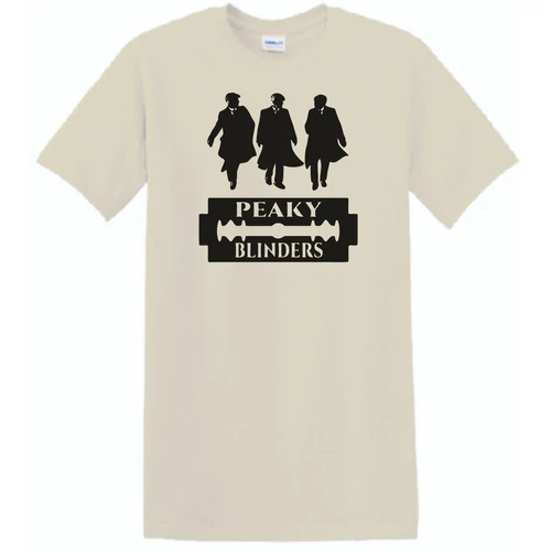 Homok Peaky Blinders férfi rövid ujjú póló - The Boys