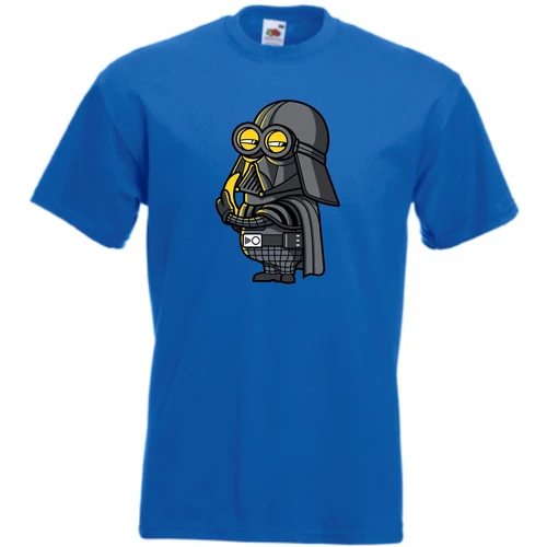 Királykék Minions Vader gyerek rövid ujjú póló