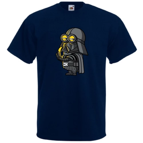 Sötétkék Minions Vader gyerek rövid ujjú póló