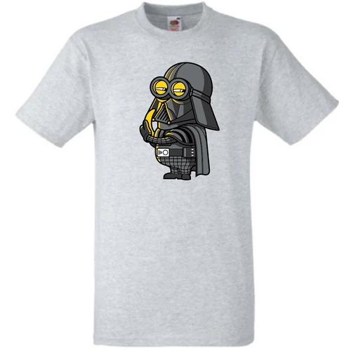 Szürke Minions Vader gyerek rövid ujjú póló