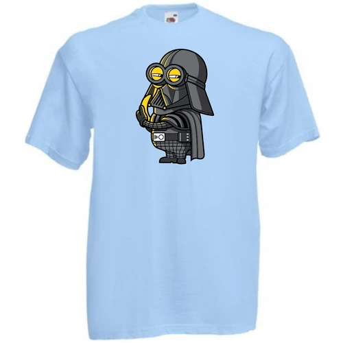 Világoskék Minions Vader gyerek rövid ujjú póló