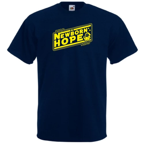 Sötétkék Egy újszülött remény gyerek rövid ujjú póló
