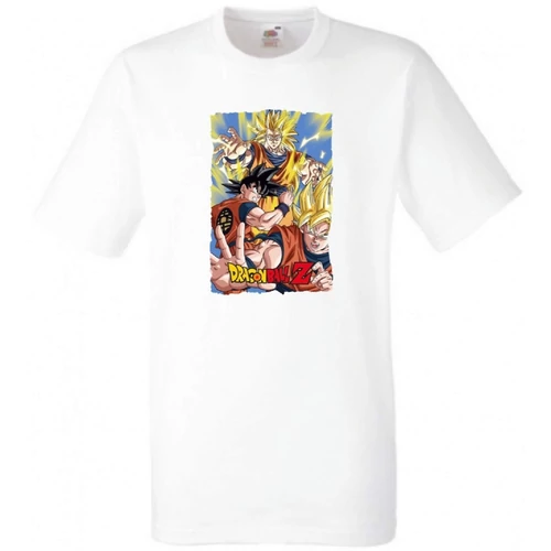Fehér Dragon Ball Z gyerek rövid ujjú póló - Anime Fan