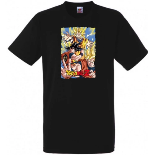 Fekete Dragon Ball Z gyerek rövid ujjú póló - Anime Fan