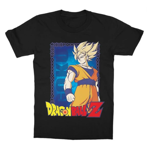 Fekete Dragon Ball gyerek rövid ujjú póló - Goku Dragon Ball Z