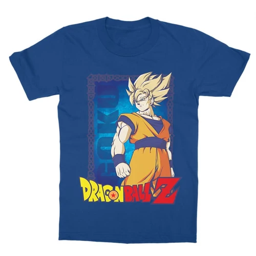 Királykék Dragon Ball gyerek rövid ujjú póló - Goku Dragon Ball Z