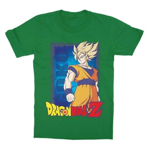 Zöld Dragon Ball gyerek rövid ujjú póló - Goku Dragon Ball Z