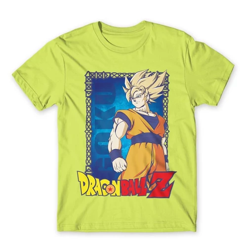 Almazöld Dragon Ball férfi rövid ujjú póló - Goku Dragon Ball Z