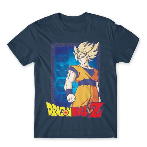Denim Dragon Ball férfi rövid ujjú póló - Goku Dragon Ball Z