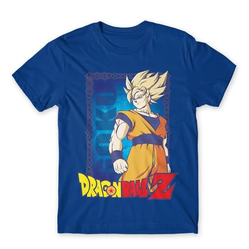 Királykék Dragon Ball férfi rövid ujjú póló - Goku Dragon Ball Z
