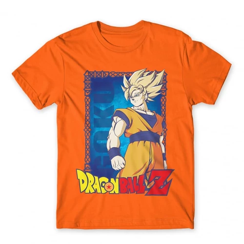 Narancs Dragon Ball férfi rövid ujjú póló - Goku Dragon Ball Z