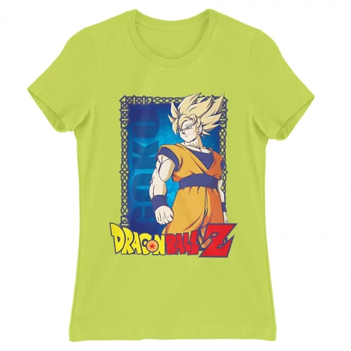 Almazöld Dragon Ball női rövid ujjú póló - Goku Dragon Ball Z
