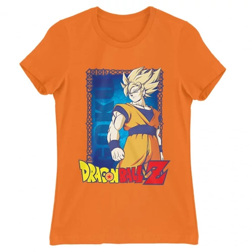 Narancs Dragon Ball női rövid ujjú póló - Goku Dragon Ball Z