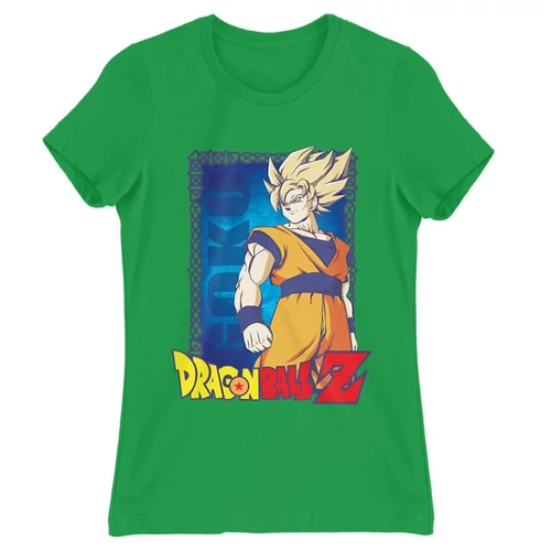 Zöld Dragon Ball női rövid ujjú póló - Goku Dragon Ball Z