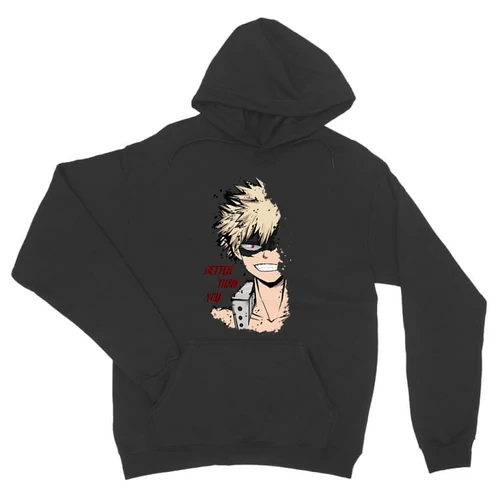 Sötétszükre Hősakadémia unisex kapucnis pulóver - BNHA - Kacchan