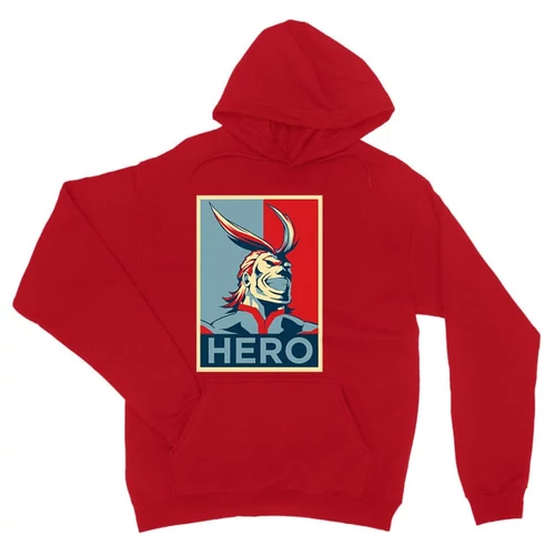 Piros Hősakadémia unisex kapucnis pulóver - Boku no Hero Academia - All Might