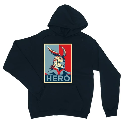 Sötétkék Hősakadémia unisex kapucnis pulóver - Boku no Hero Academia - All Might